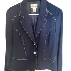 Draper's & Damon's Navy Women's Blazer